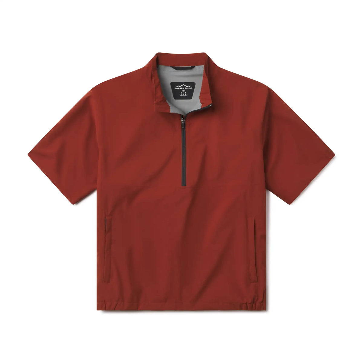Sun Mountain Monsoon SS Quarter-Zip - Men's - Brick