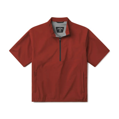 Sun Mountain Monsoon SS Quarter-Zip - Men's - Brick