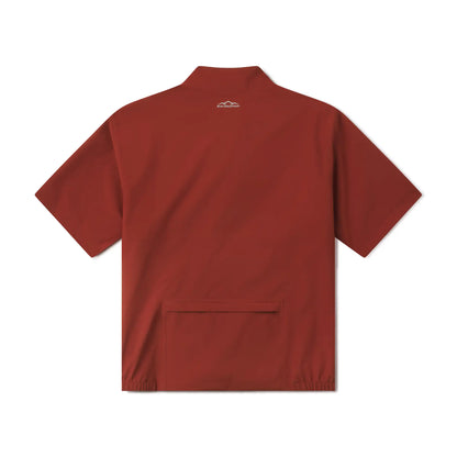 Sun Mountain Monsoon SS Quarter-Zip - Men's - Brick
