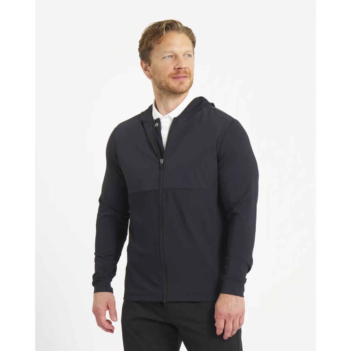 Sun Mountain Tech Plus Full-Zip Hoodie - Men's - Black