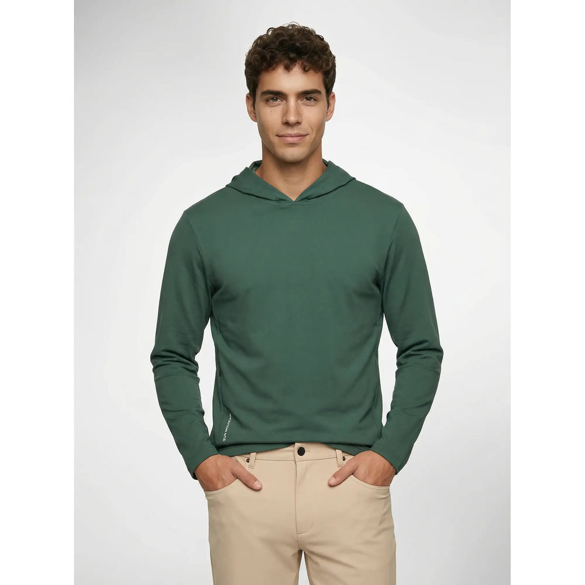 Sun Mountain Tech Hoodie - Men's - Pine Needle