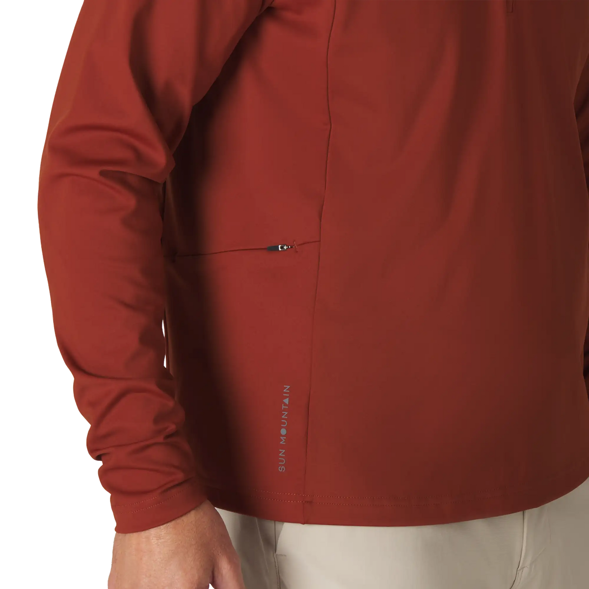 Sun Mountain Tech Quarter-Zip - Men's - Brick