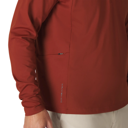 Sun Mountain Tech Quarter-Zip - Men's - Brick