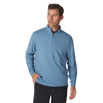 Sun Mountain Second Layer II Quarter-Zip - Men's - Blue Fin