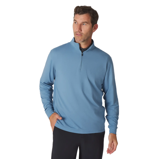 Sun Mountain Second Layer II Quarter-Zip - Men's - Blue Fin