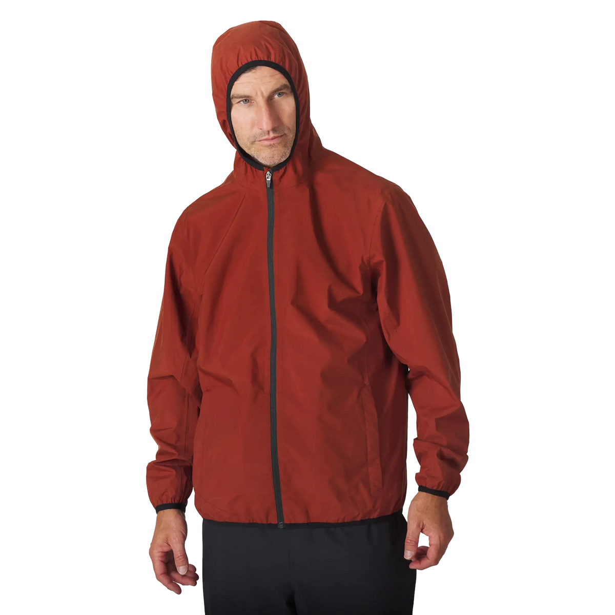 Sun Mountain Monsoon Hooded Jacket - Men's - Brick