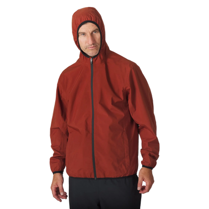 Sun Mountain Monsoon Hooded Jacket - Men's - Brick