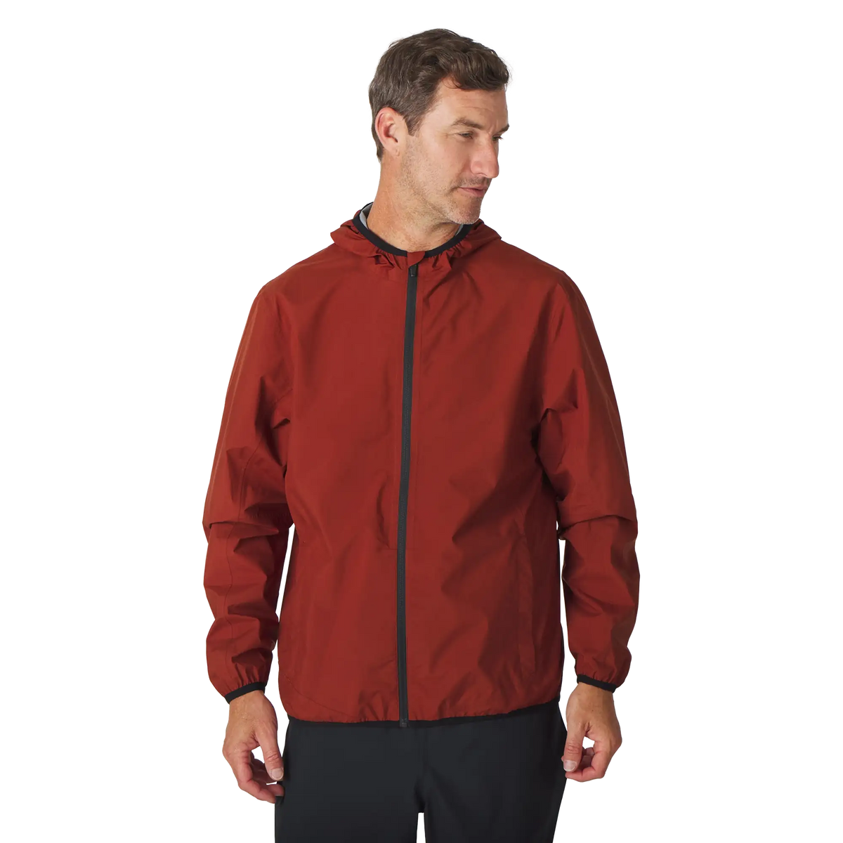 Sun Mountain Monsoon Hooded Jacket - Men's - Brick