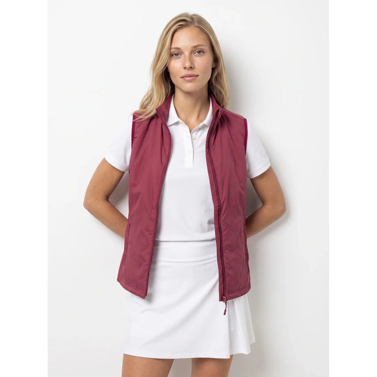Sun Mountain Headwind Vest - Women's - Rosewood