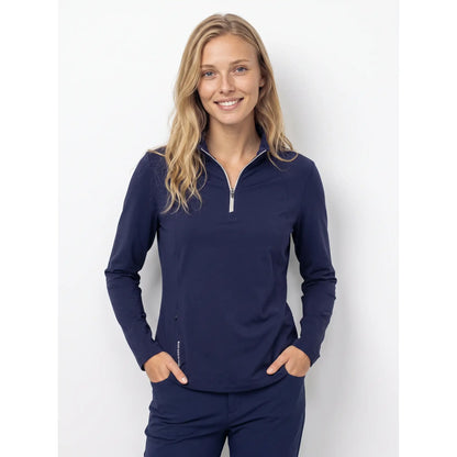 Sun Mountain Tech Quarter-Zip - Women's - Navy