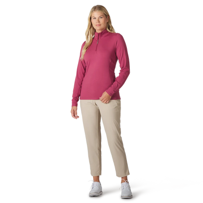 Sun Mountain Second Layer Quarter-Zip - Women's - Rosewood