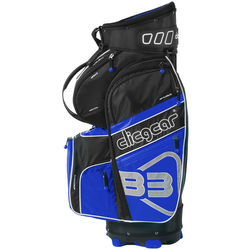 2017 Clicgear B3 Cart Bag - Black/Blue