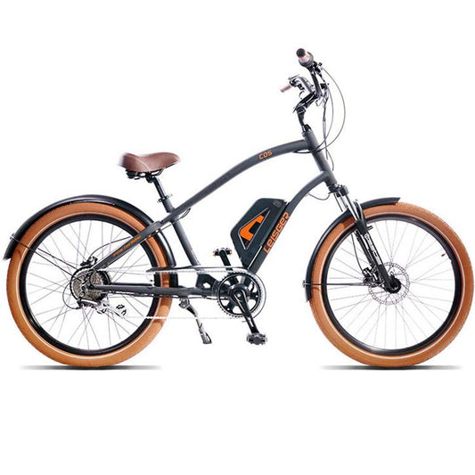2018 Leisger CD5 Electric Cruiser Bike - Black