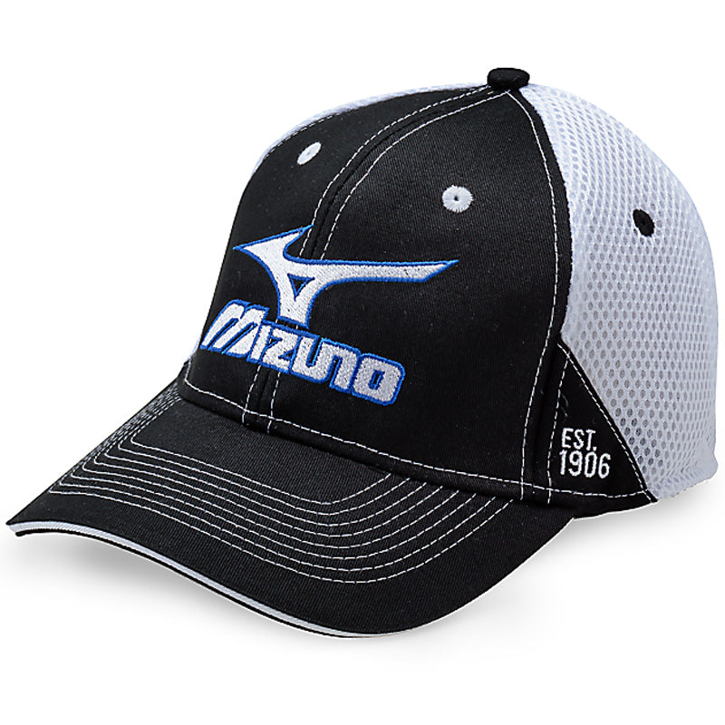 Mizuno 1906 Golf Hat - Black/White