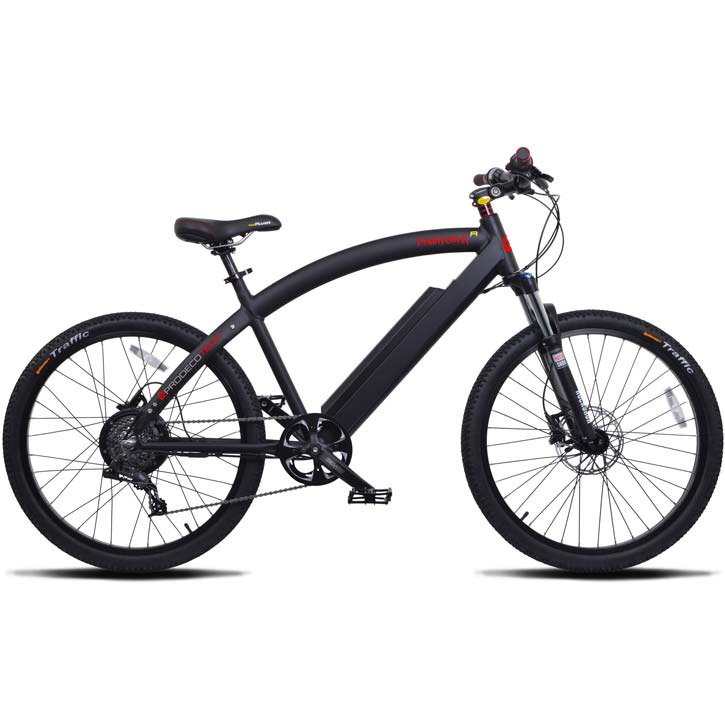 ProdecoTech Phantom X R V5 Electric Bicycle - Black/Black