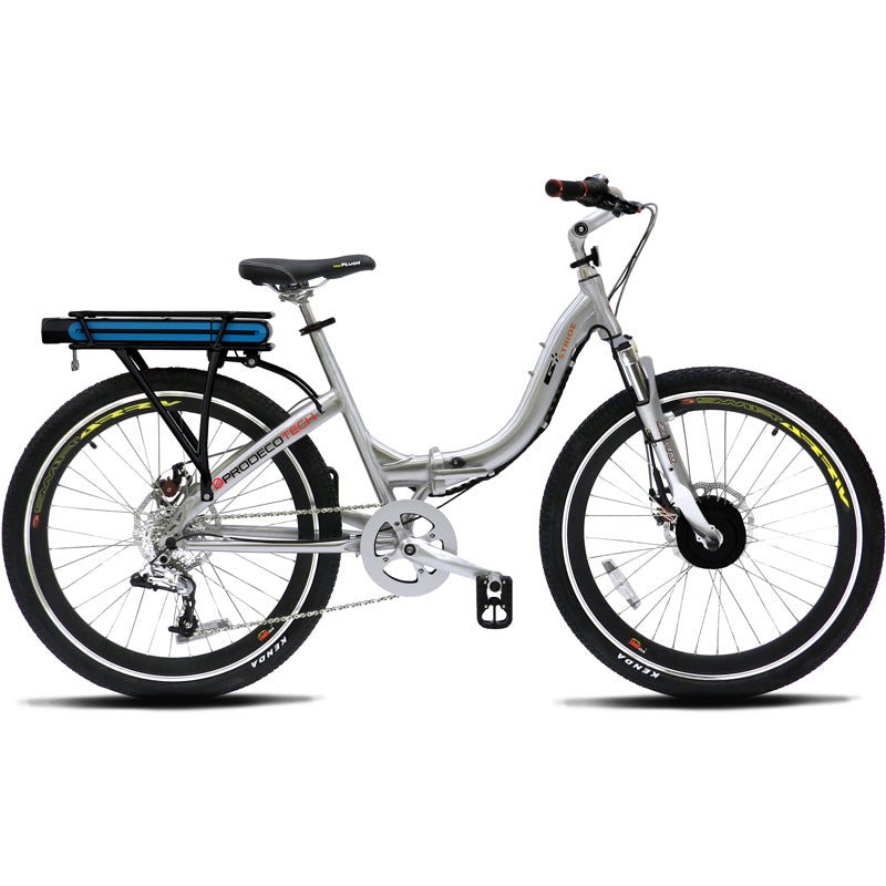 ProdecoTech Stride 300 V5 Folding Electric Bicycle - Silver/Black