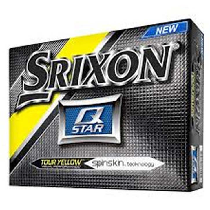 Srixon Q-Star Golf Balls - Yellow (1 Dozen)