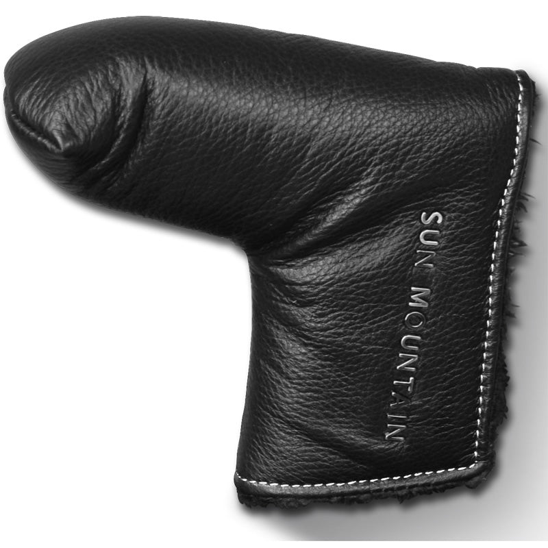 Sun Mountain Leather Putter Cover - Black/White
