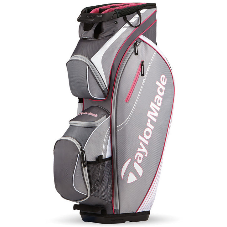 2016 TaylorMade San Clemente Cart Bag - Gray/Pink