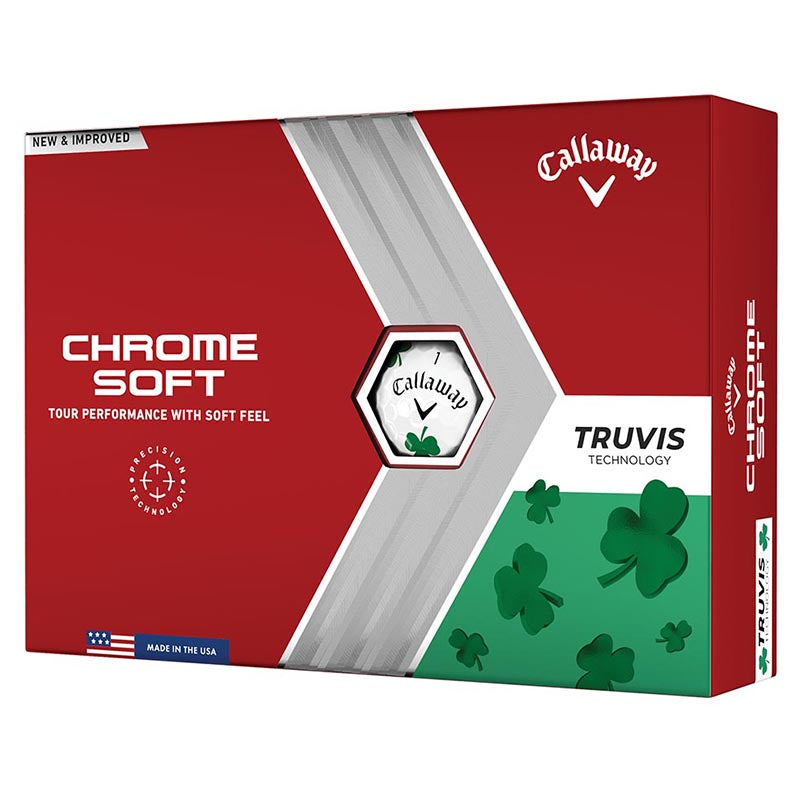 Callaway Chrome Soft TRUVIS Golf Balls (1 Dozen) - Shamrock
