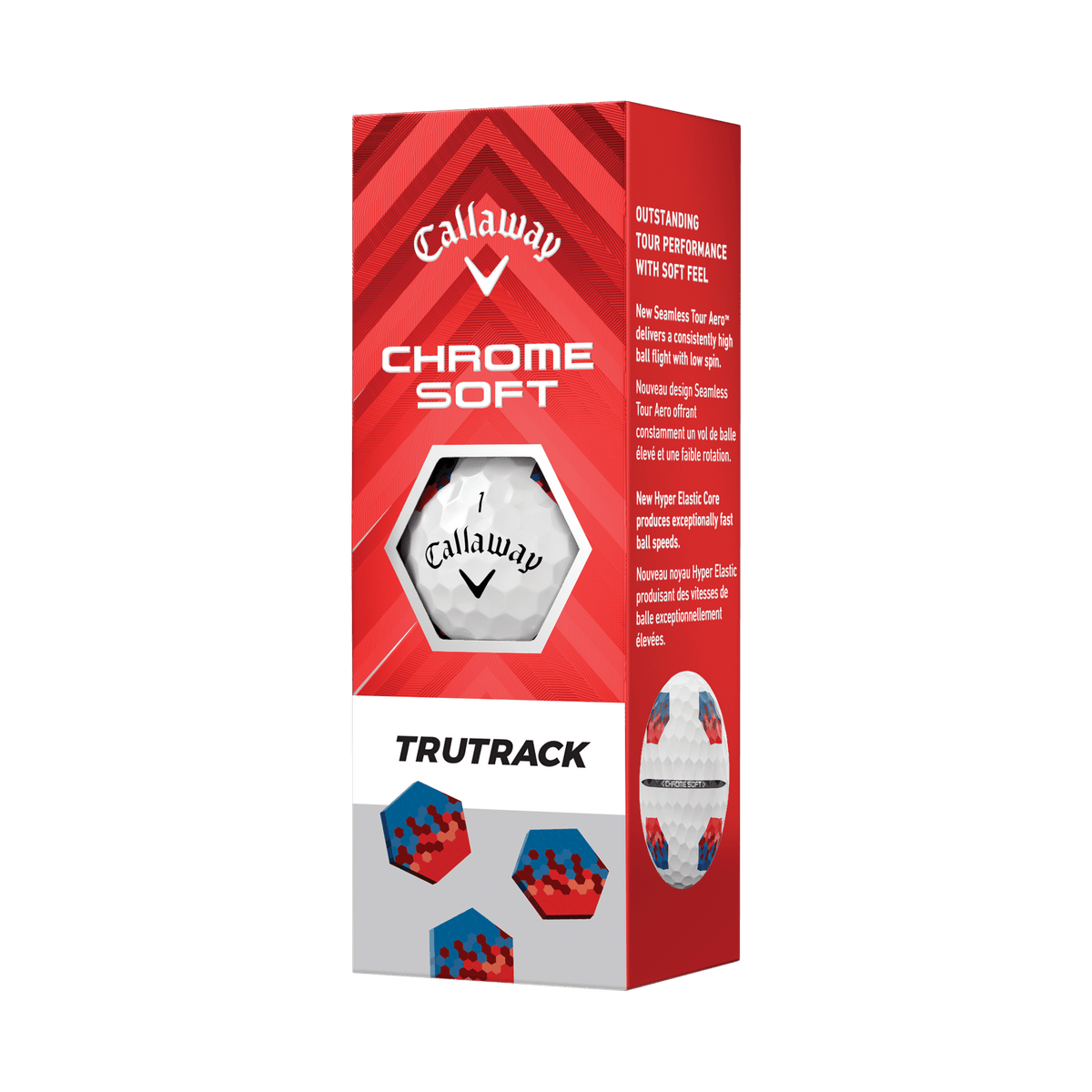 Callaway Chrome Soft TruTrack three-ball sleeve