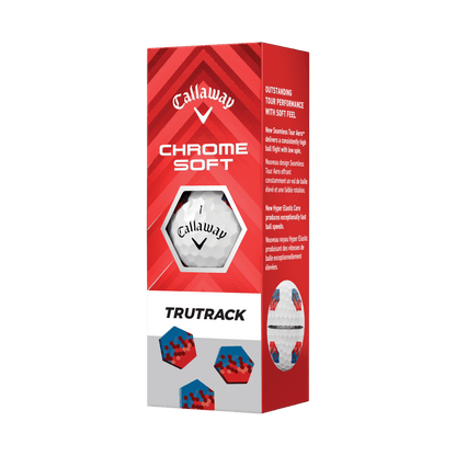 Callaway Chrome Soft TruTrack three-ball sleeve