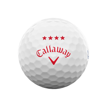 Callaway Supersoft Stars and Stripes golf ball with four red stars