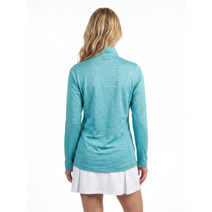Sun Mountain Second Layer Quarter-Zip - Women's - Bahama Heather