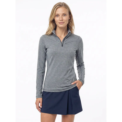 Sun Mountain Second Layer Quarter-Zip - Women's - Steel Heather