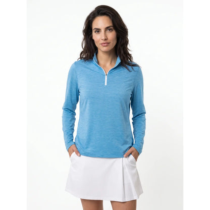 Sun Mountain Payton Sun Quarter-Zip - Women's - Sky Blue