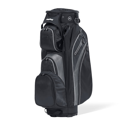 Bag Boy Revolver XP Rotating Golf Bag - Black/Charcoal/Silver