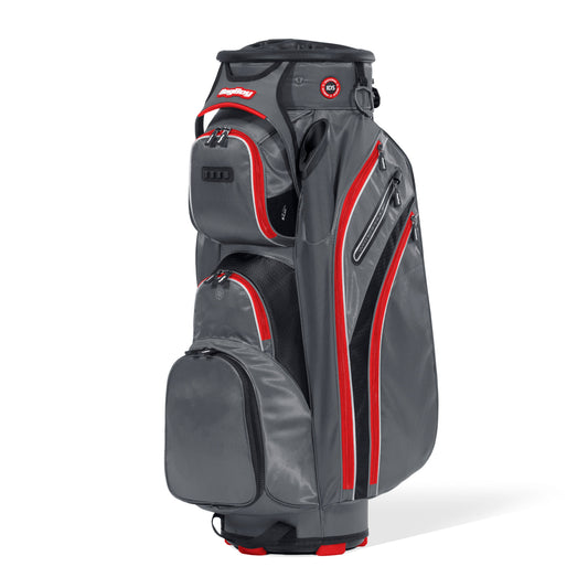 Bag Boy Revolver XP Rotating Golf Bag - Charcoal/Black/Red