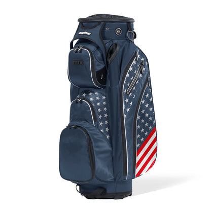 Bag Boy Revolver XP Rotating Golf Bag - Navy/USA