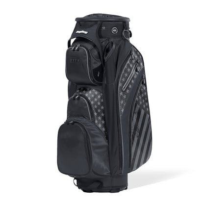 Bag Boy Revolver XP Rotating Golf Bag - Black/Stars and Stripes