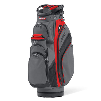 Bag Boy Chiller Pro Cart Golf Bag - Charcoal/Red/Black