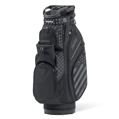 Bag Boy Chiller Pro Cart Golf Bag - Black/Stars and Stripes