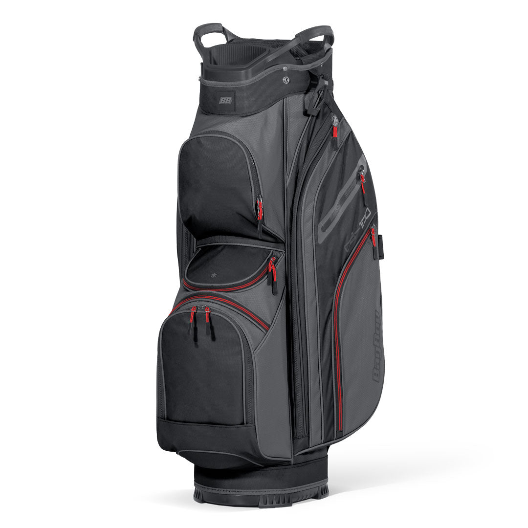 Bag Boy CB-100 Cart Golf Bag - Charcoal/Black/Red