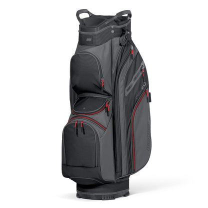 Bag Boy CB-100 Cart Golf Bag - Charcoal/Black/Red