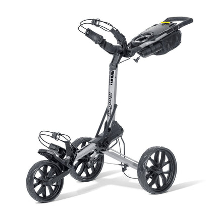 Bag Boy Slimfold Compact Golf Push Cart - Silver/Black