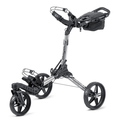 Bag Boy Nitron Swivel Golf Push Cart - Silver/Charcoal