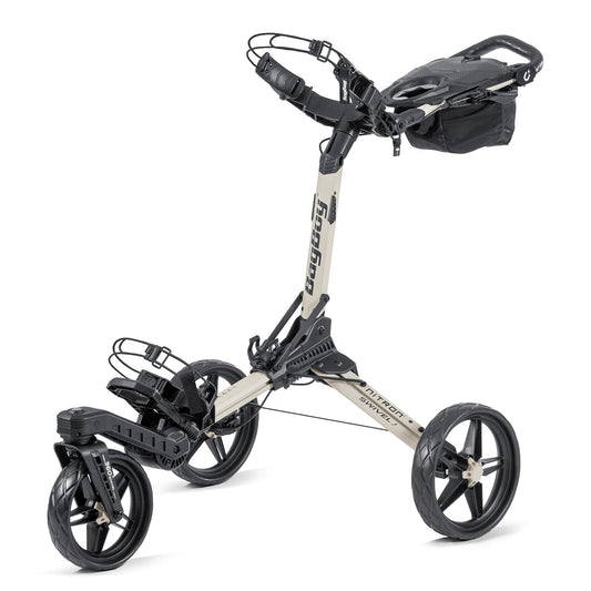Bag Boy Nitron Swivel Golf Push Cart - Sand/Black
