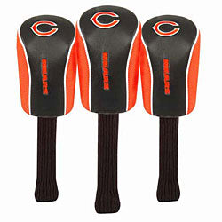 Chicago Bears Set of Three Barrel Headcovers