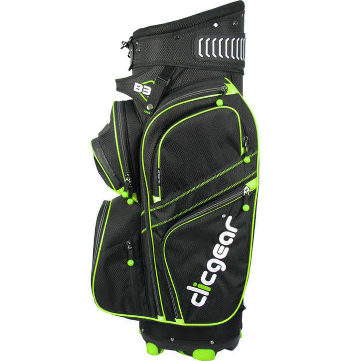 Clicgear B3 Cart Bag - Black/Lime