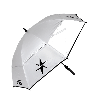 MGI Clear-View Standard Golf Umbrella - Silver