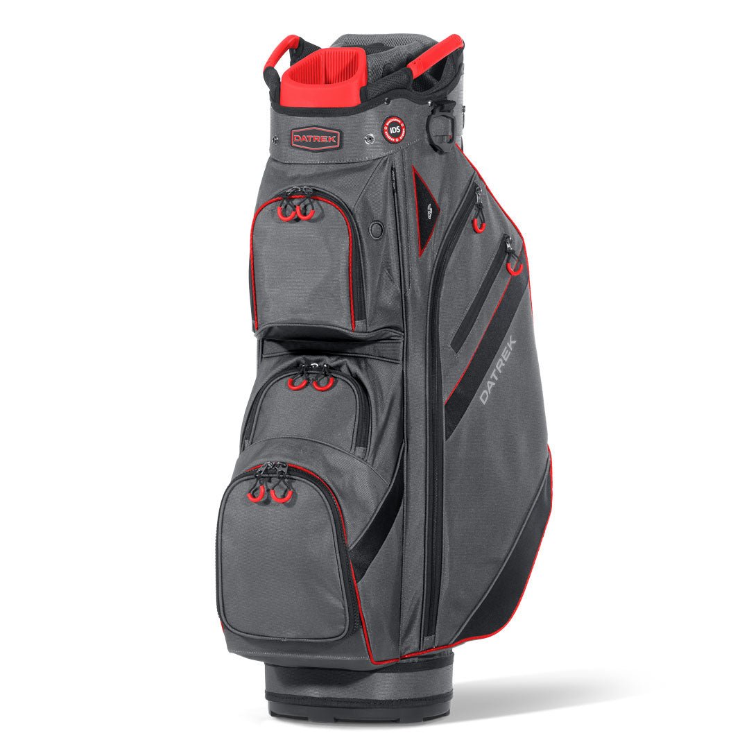 Datrek DG Lite III Cart Golf Bag - Charcoal/Red/Black