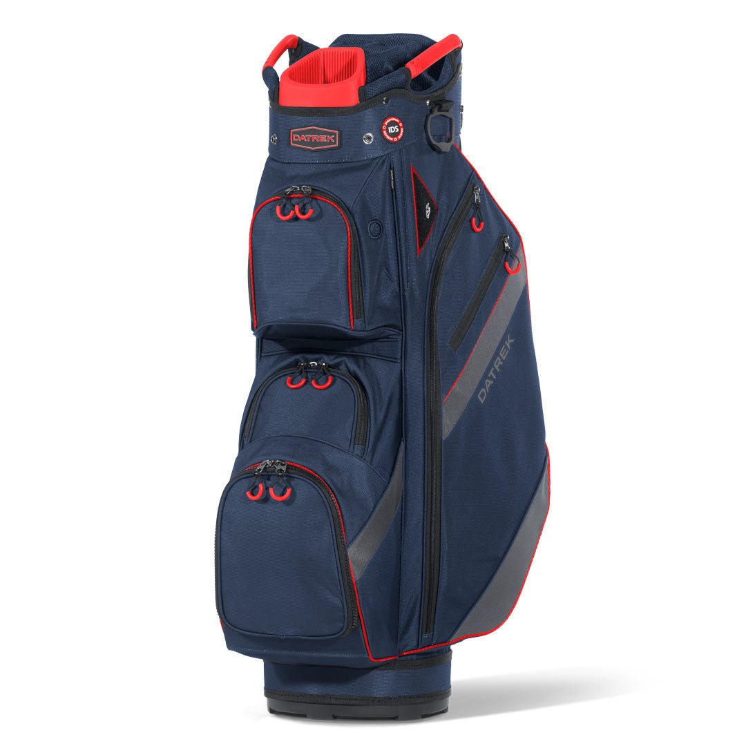 Datrek DG Lite III Cart Golf Bag - Navy/Red/Charcoal