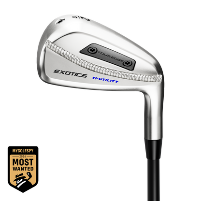 Tour Edge Exotics Ti-Utility - silver chrome back