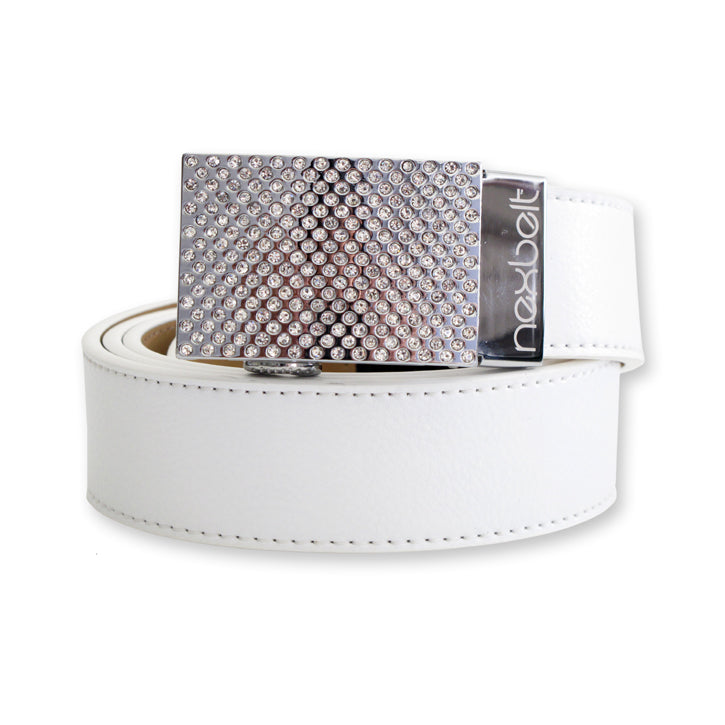 Nexbelt Gem Series Belt - White Chrome