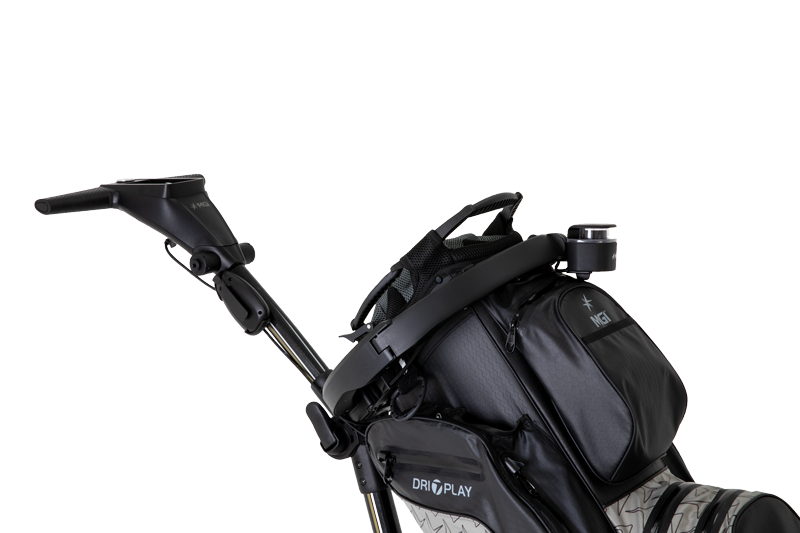 MGI Ai Navigator HALO + Halo Eye Follow-Me Golf Cart Bundle with golf bag