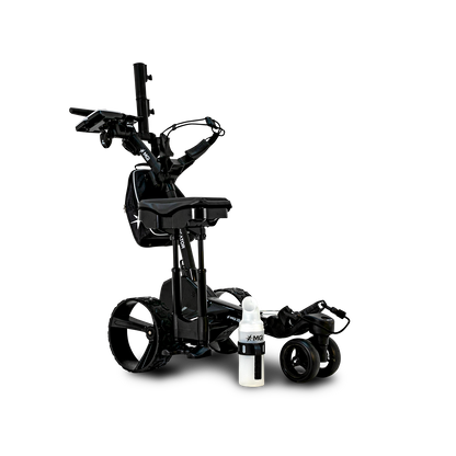MGI Zip Navigator Remote Control Electric Golf Cart with accessories